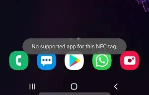 nfc tag no supported app|huawei nfc not showing up.